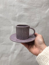 Cargar imagen en el visor de la galería, Taza Purpi Espresso + Platito