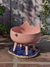 Cargar imagen en el visor de la galería, Maceta Chancho + Plato laguna